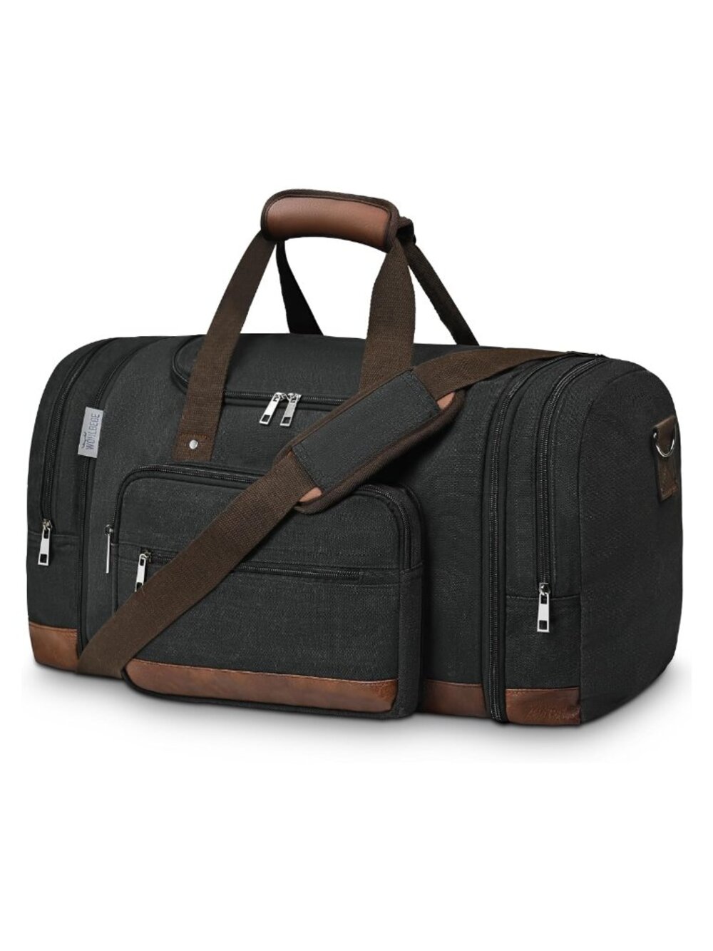 Canvas Travel Duffel 50L Expandable Carry On